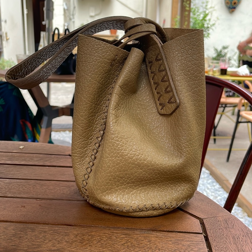 Volta Atelier Navigli Leather Bag - Taupe